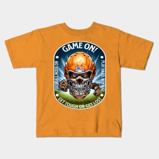 Skull Game On Helmet Kids T-Shirt